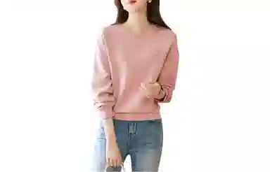 【dme】 简约休闲宽松长袖卫衣 女款