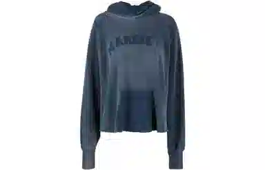 Maison Margiela Logo Hoodie Blue