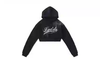 LAMLICKA Hoodie Black