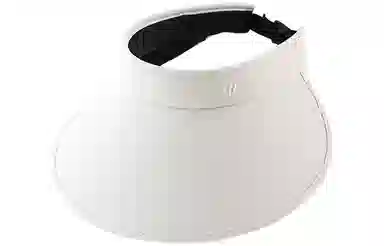 优幽兰 休闲百搭遮阳帽大檐户外黑胶空顶帽夏季韩系潮流防紫外线环绕式太阳帽显脸小 腈纶 防晒帽  女款