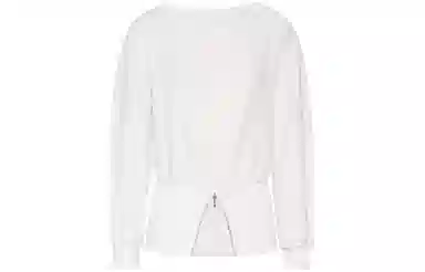 美洋 拉链开叉宽松圆领针织衫 女款