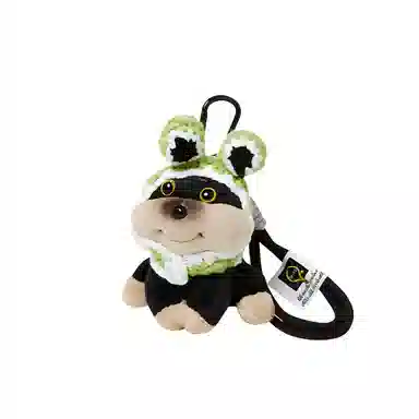 纳兰杜 可爱公仔玩偶挂件创意挂饰 毛绒拼合金 钥匙扣包周边 女款 绿色大眼青蛙/兔耳朵蜜蜂狗