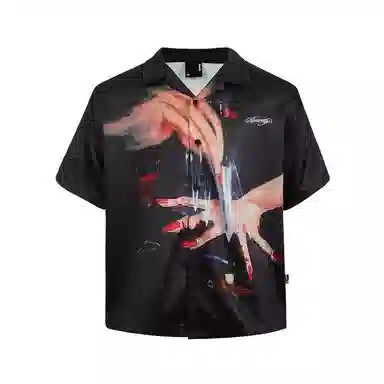REMEDY Cuban Short Sleeve Shirt Black