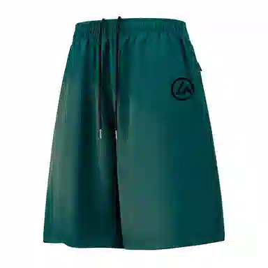 兰缪 日系简约纯色基础款日常通勤舒适柔软亲肤复古美式百搭户外运动宽松五分休闲短裤 男女同款