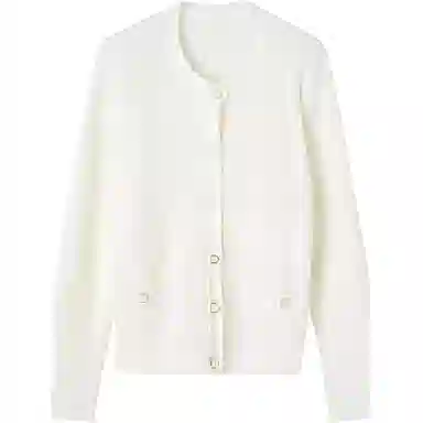 【dme】 小香风开衫圆领长袖针织衫 女款