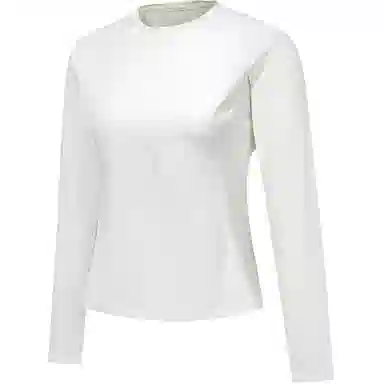 DESCENTE Logo Crew Neck Long Sleeve Tee Women