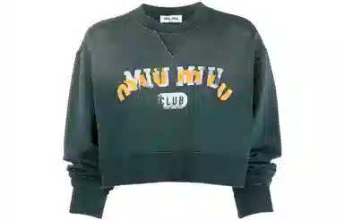 Miu Miu FW22 Logo Print Sweatshirt