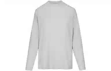 SKIMS Boyfriend Long Sleeve Tee Light Heather Grey