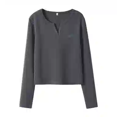 MJ Style V-Neck Pullover Long Sleeve T-Shirt