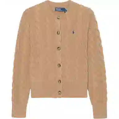 Polo Ralph Lauren Cable-Knit Wool-Cashmere Cardigan