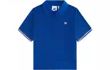 KITH x Wilson Logo Polo Blue