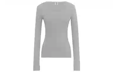 美洋 纯色圆领修身长袖针织衫 女款