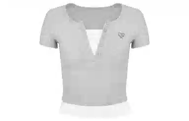 APEA V-Neck Layered T-Shirt Slim Fit