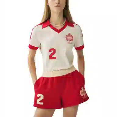 MARDI MERCREDI SS25 SOCCER SLEEVE ORIGINALIS 25_CREAM RED T