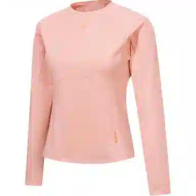 DESCENTE Logo Crew Neck Long Sleeve Tee Women