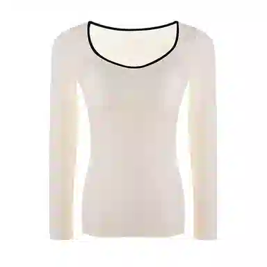 内在密码 纯色百搭修身内搭长袖针织衫 女款