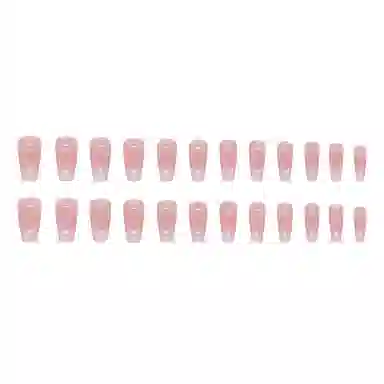 馨枕居 芭蕾少女  穿戴甲 长方粉色渐变 新中式