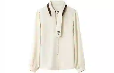 恒源祥 纯色休闲长袖衬衫 女款