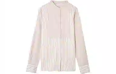 【dme】 立领条纹长袖衬衫 女款