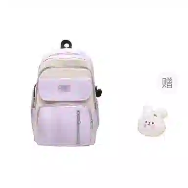 泰格奴 小清新休闲高颜值精美潮版韩版背包初中生高中生大学生上课百搭书包 尼龙 双肩包 常规 男女同款情侣款 多色