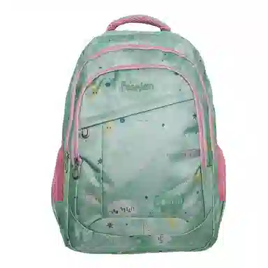 恒源祥 校园卡通迷彩印花大容量休闲 尼龙 书包背包双肩包 常规 男女同款情侣款 多色