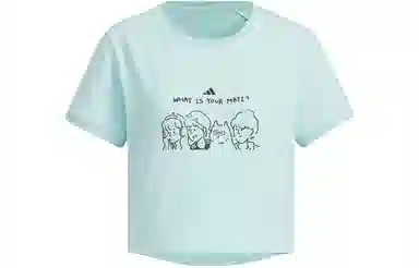 adidas GRAPHIC CROP T-SHIRT MBTI logo T