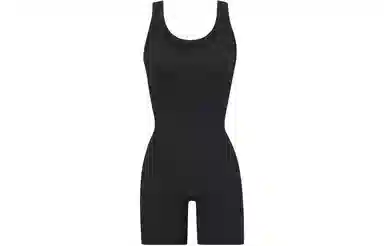 SKIMS Cotton Rib Onesie Soot