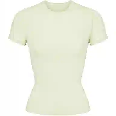 SKIMS Cotton Jersey T-Shirt Pistachio