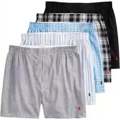 Polo Ralph Lauren Woven Cotton Boxer Briefs 5-Pack