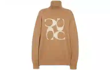Coach Logo Embroidered Knit Sweater