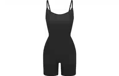 SKIMS Mid Thigh Bodysuit Onyx