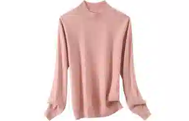 恒源祥 半高领针织衫打底羊绒衫 女款