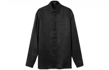 VERSACE CROC-DEVOR SILK BLEND SHIRT