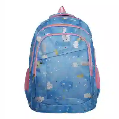 恒源祥 校园卡通迷彩印花大容量休闲 尼龙 书包背包双肩包 常规 男女同款情侣款 多色