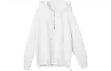 【dme】 连帽半拉链长袖卫衣 女款