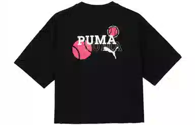 PUMA CLASSICS COURT GIRL SHORTSLEEVE TEE LogoT
