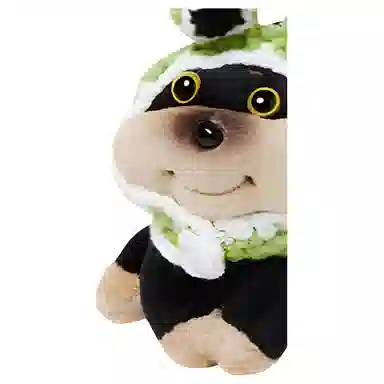 纳兰杜 可爱公仔玩偶挂件创意挂饰 毛绒拼合金 钥匙扣包周边 女款 绿色大眼青蛙/兔耳朵蜜蜂狗