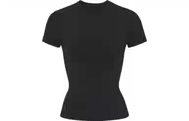 SKIMS Soft Smoothing T-Shirt Onyx