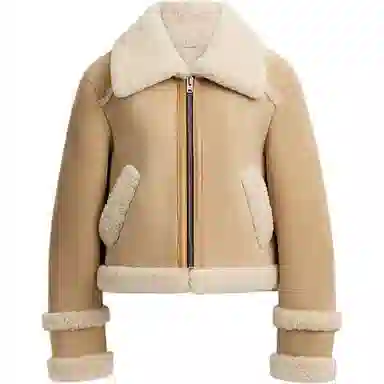 COACH SS24 Solid Zip Jacket Sand