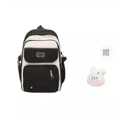 泰格奴 小清新休闲高颜值精美潮版韩版背包初中生高中生大学生上课百搭书包 尼龙 双肩包 常规 男女同款情侣款 多色