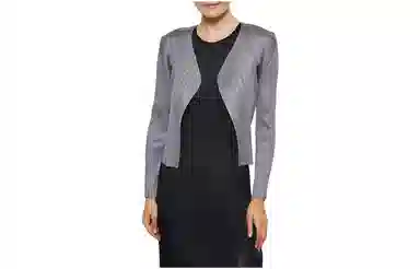 PLEATS PLEASE ISSEY MIYAKE Cardigan Grey