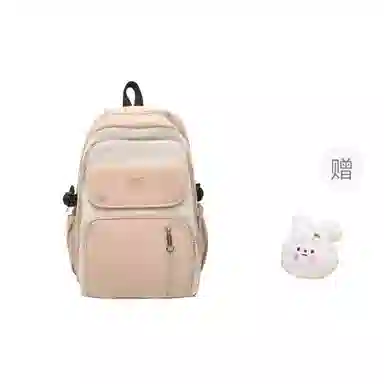 泰格奴 小清新休闲高颜值精美潮版韩版背包初中生高中生大学生上课百搭书包 尼龙 双肩包 常规 男女同款情侣款 多色