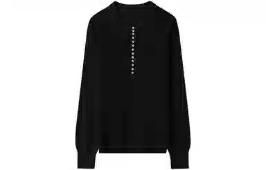 恒源祥 纯色圆领打底针织羊绒衫 女款