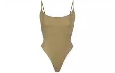 SKIMS Fits Everybody Cami Bodysuit Khaki