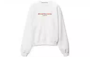Alexander Wang SS22 White Sweatshirt