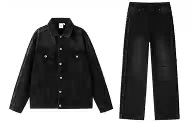 Coca-Cola Denim Set Black
