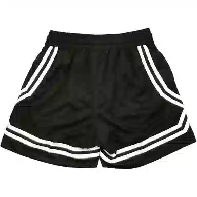 复古百搭透气速干冰丝凉感户外休闲运动五分裤篮球裤 男女同款