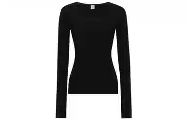 美洋 纯色圆领修身长袖针织衫 女款