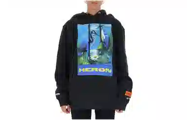 Heron Preston Hoodie Black