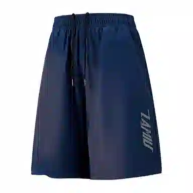 兰缪 简约纯色基础日常舒适透气柔软亲肤美式百搭宽松五分休闲短裤 男女同款